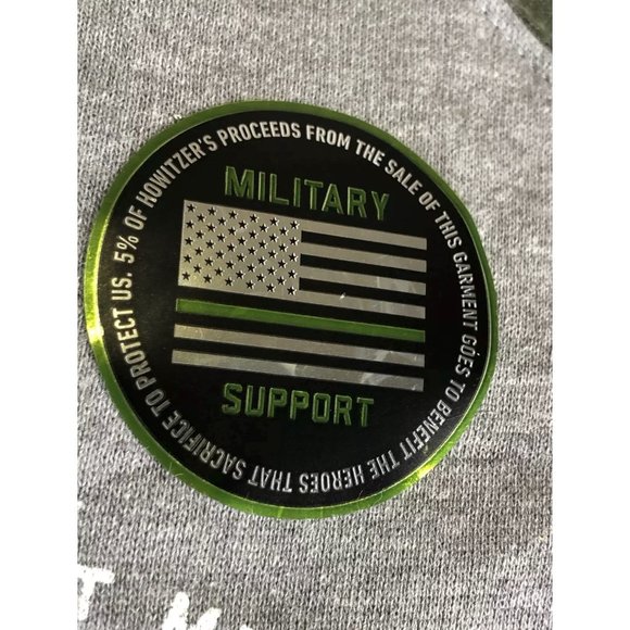 Howitzer Style Women's Hoodie Sweatshirt ARMS Military Grunt - Picture 12 of 15